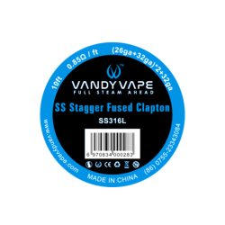 Vandy Vape SS316L Stagger Fused Clapton Wire